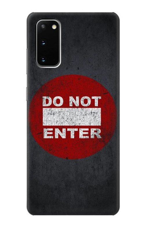 S3683 Do Not Enter Case Cover Custodia per Samsung Galaxy S20