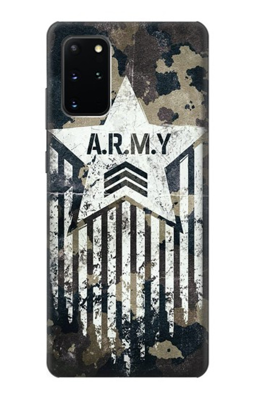 S3666 Army Camo Camouflage Case Cover Custodia per Samsung Galaxy S20 Plus, Galaxy S20+