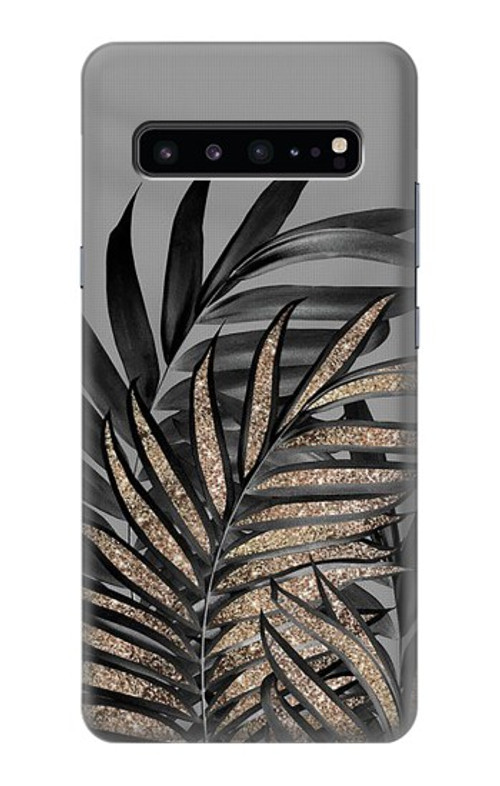 S3692 Gray Black Palm Leaves Case Cover Custodia per Samsung Galaxy S10 5G