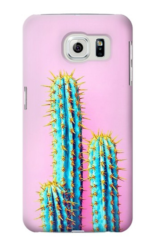 S3673 Cactus Case Cover Custodia per Samsung Galaxy S6