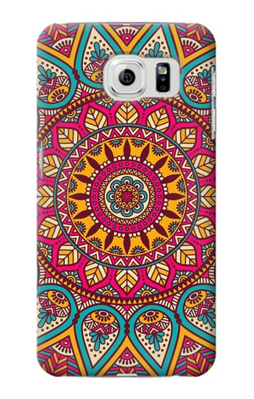 S3694 Hippie Art Pattern Case Cover Custodia per Samsung Galaxy S6