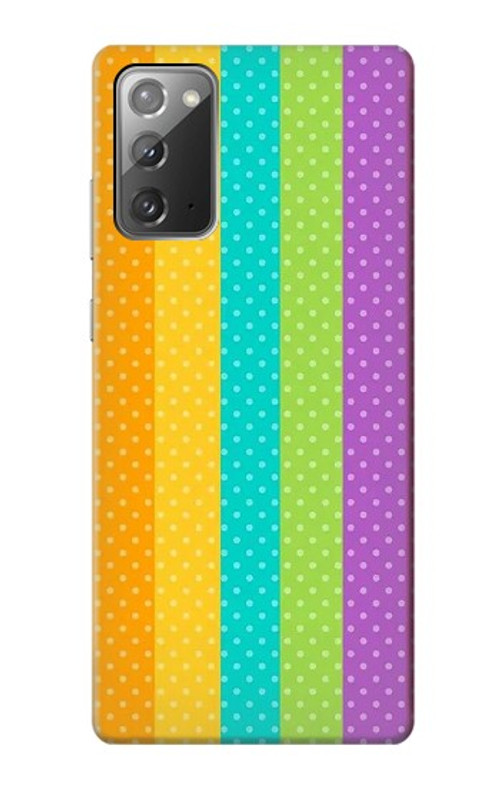 S3678 Colorful Rainbow Vertical Case Cover Custodia per Samsung Galaxy Note 20