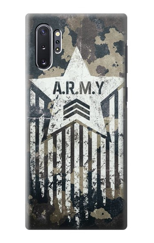 S3666 Army Camo Camouflage Case Cover Custodia per Samsung Galaxy Note 10 Plus