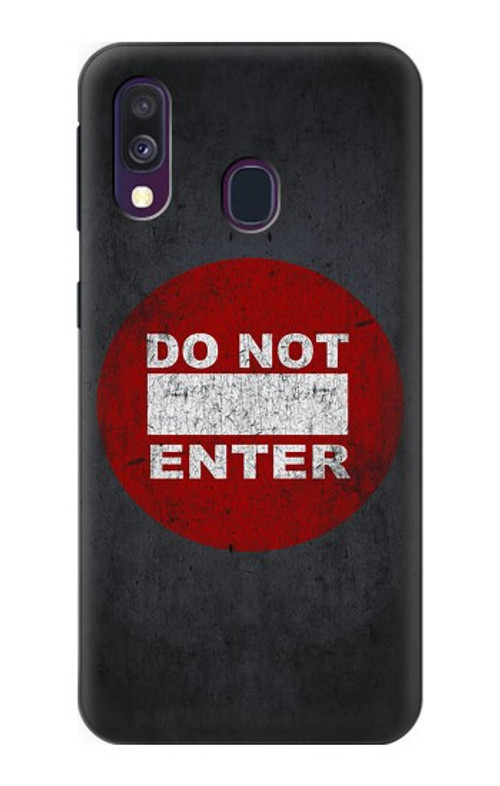 S3683 Do Not Enter Case Cover Custodia per Samsung Galaxy A40