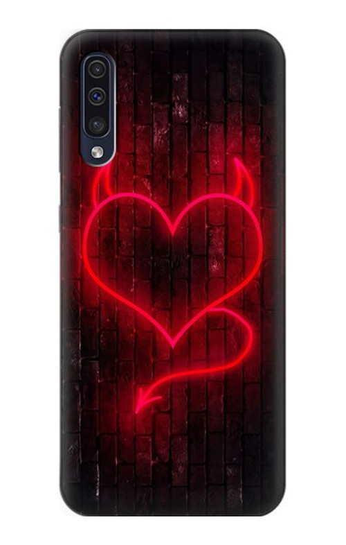 S3682 Devil Heart Case Cover Custodia per Samsung Galaxy A50