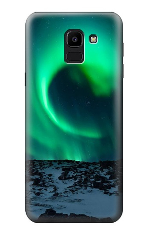 S3667 Aurora Northern Light Case Cover Custodia per Samsung Galaxy J6 (2018)