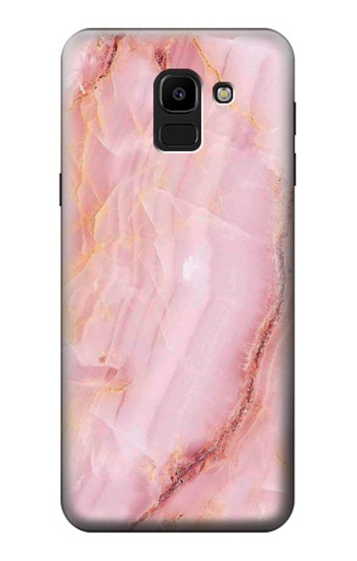 S3670 Blood Marble Case Cover Custodia per Samsung Galaxy J6 (2018)