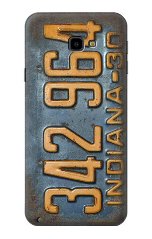 S3750 Vintage Vehicle Registration Plate Case Cover Custodia per Samsung Galaxy J4+ (2018), J4 Plus (2018)