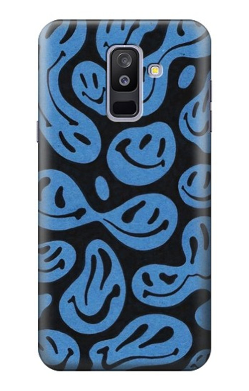 S3679 Cute Ghost Pattern Case Cover Custodia per Samsung Galaxy A6+ (2018), J8 Plus 2018, A6 Plus 2018