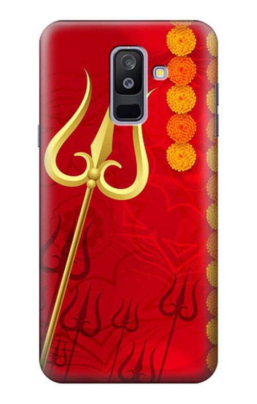 S3788 Shiv Trishul Case Cover Custodia per Samsung Galaxy A6+ (2018), J8 Plus 2018, A6 Plus 2018