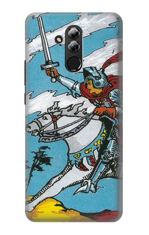 S3731 Tarot Card Knight of Swords Case Cover Custodia per Huawei Mate 20 lite