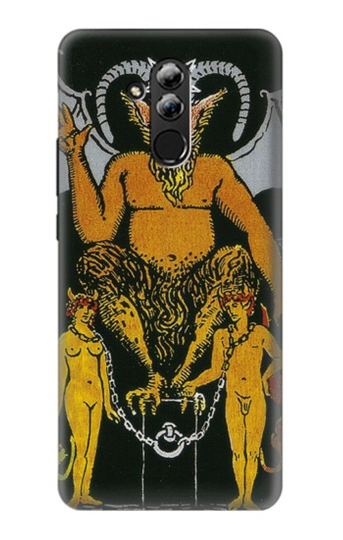 S3740 Tarot Card The Devil Case Cover Custodia per Huawei Mate 20 lite