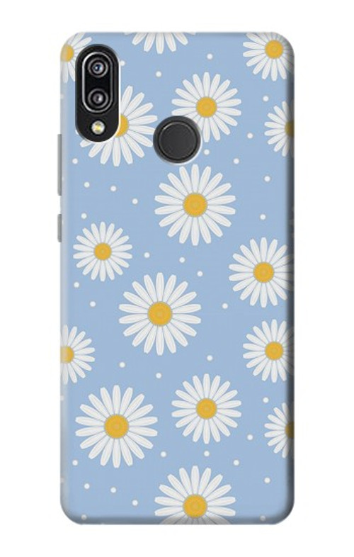 S3681 Daisy Flowers Pattern Case Cover Custodia per Huawei P20 Lite