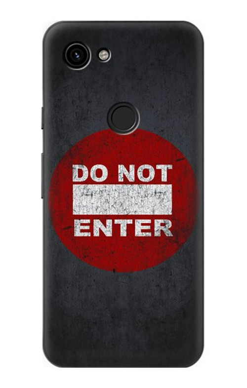 S3683 Do Not Enter Case Cover Custodia per Google Pixel 3a