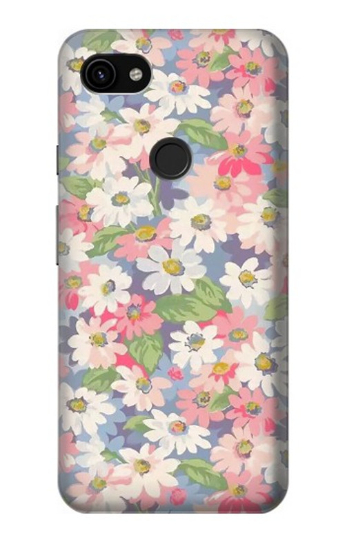 S3688 Floral Flower Art Pattern Case Cover Custodia per Google Pixel 3a XL