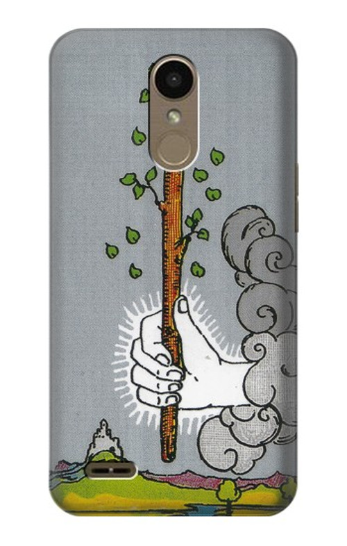 S3723 Tarot Card Age of Wands Case Cover Custodia per LG K10 (2018), LG K30