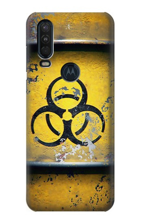 S3669 Biological Hazard Tank Graphic Case Cover Custodia per Motorola One Action (Moto P40 Power)