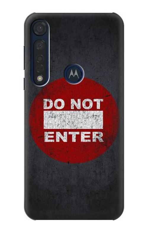 S3683 Do Not Enter Case Cover Custodia per Motorola Moto G8 Plus