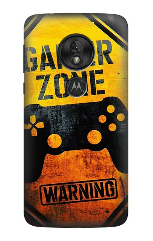 S3690 Gamer Zone Case Cover Custodia per Motorola Moto G7 Play