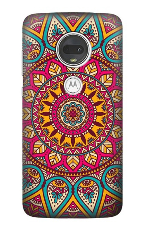S3694 Hippie Art Pattern Case Cover Custodia per Motorola Moto G7, Moto G7 Plus