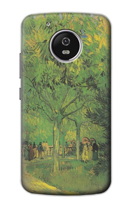 S3748 Van Gogh A Lane in a Public Garden Case Cover Custodia per Motorola Moto G5