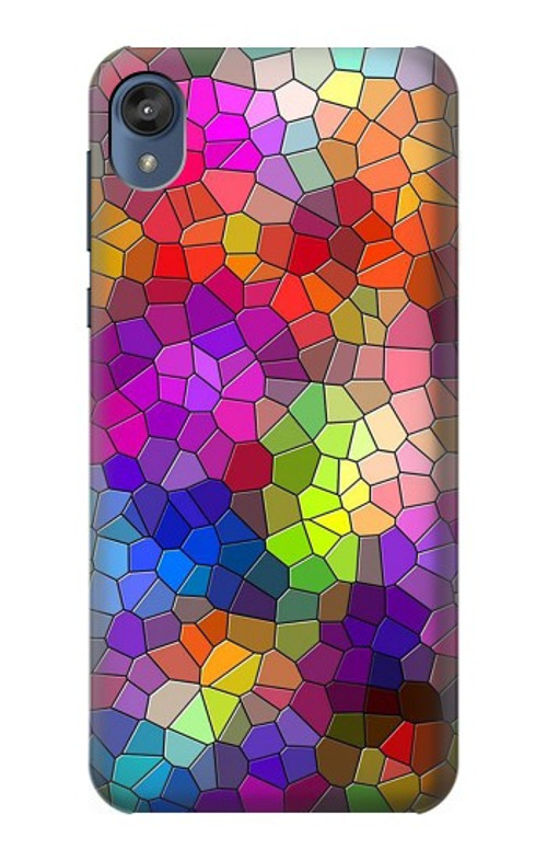 S3677 Colorful Brick Mosaics Case Cover Custodia per Motorola Moto E6, Moto E (6th Gen)