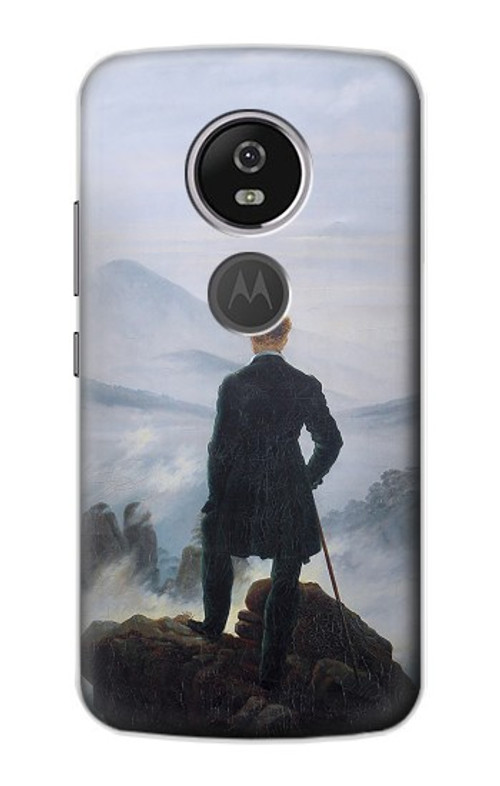 S3789 Wanderer above the Sea of Fog Case Cover Custodia per Motorola Moto E5 Plus