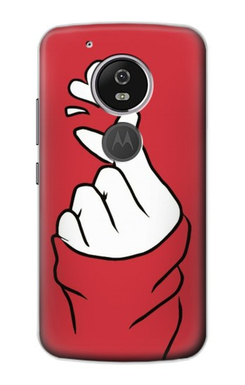 S3701 Mini Heart Love Sign Case Cover Custodia per Motorola Moto G6 Play, Moto G6 Forge, Moto E5