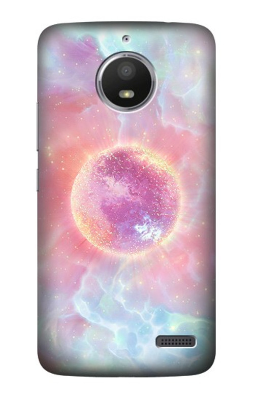 S3709 Pink Galaxy Case Cover Custodia per Motorola Moto E4