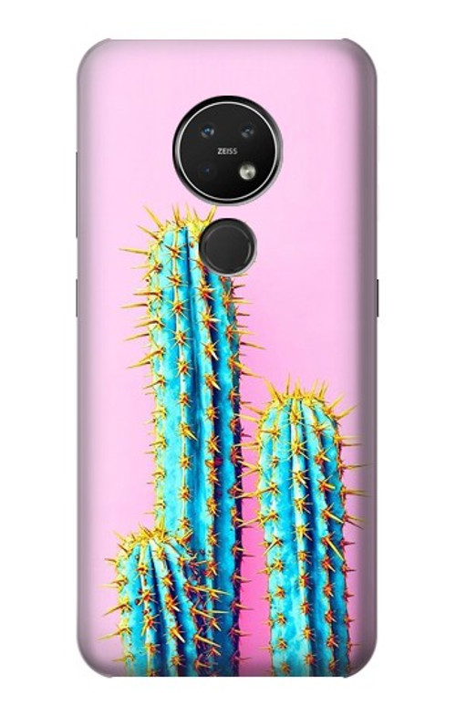 S3673 Cactus Case Cover Custodia per Nokia 7.2