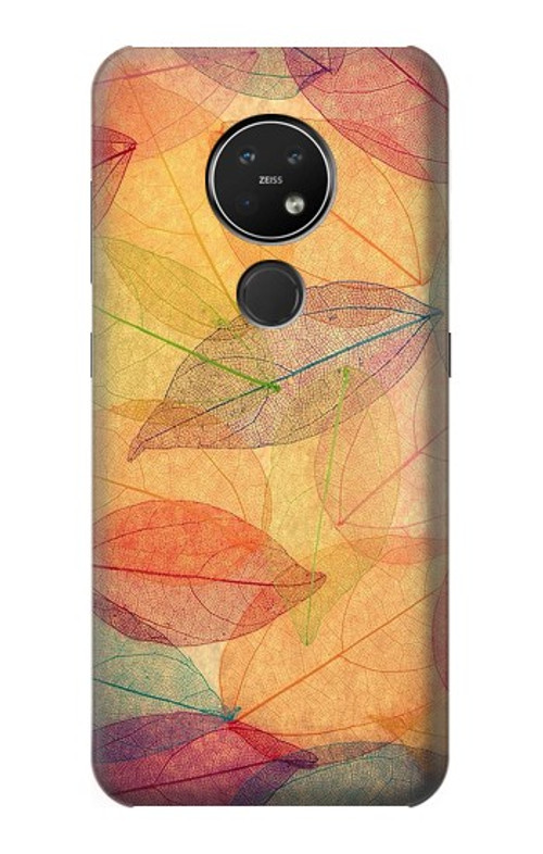 S3686 Fall Season Leaf Autumn Case Cover Custodia per Nokia 7.2