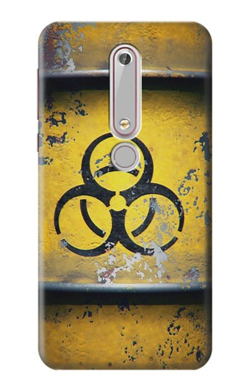 S3669 Biological Hazard Tank Graphic Case Cover Custodia per Nokia 6.1, Nokia 6 2018