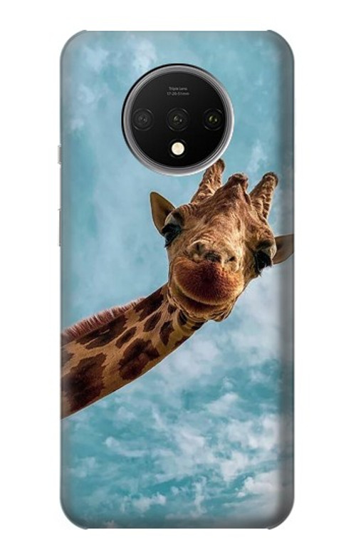 S3680 Cute Smile Giraffe Case Cover Custodia per OnePlus 7T