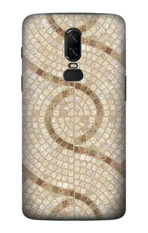 S3703 Mosaic Tiles Case Cover Custodia per OnePlus 6