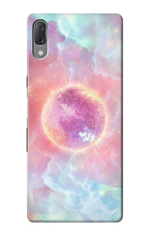 S3709 Pink Galaxy Case Cover Custodia per Sony Xperia L3