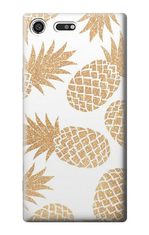 S3718 Seamless Pineapple Case Cover Custodia per Sony Xperia XZ Premium