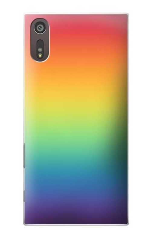 S3698 LGBT Gradient Pride Flag Case Cover Custodia per Sony Xperia XZ