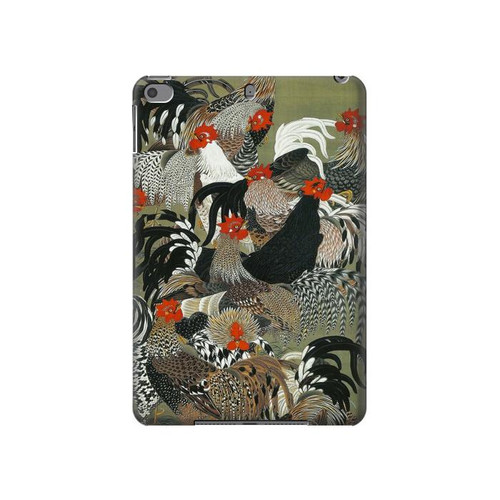S2699 Ito Jakuchu Rooster Case Cover Custodia per iPad mini 4, iPad mini 5, iPad mini 5 (2019)