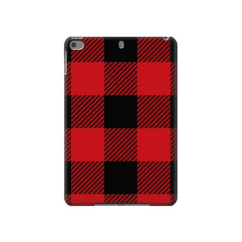 S2931 Red Buffalo Check Pattern Case Cover Custodia per iPad mini 4, iPad mini 5, iPad mini 5 (2019)