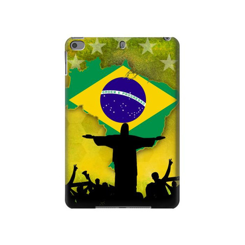 S2981 Brazil Football Soccer Case Cover Custodia per iPad mini 4, iPad mini 5, iPad mini 5 (2019)