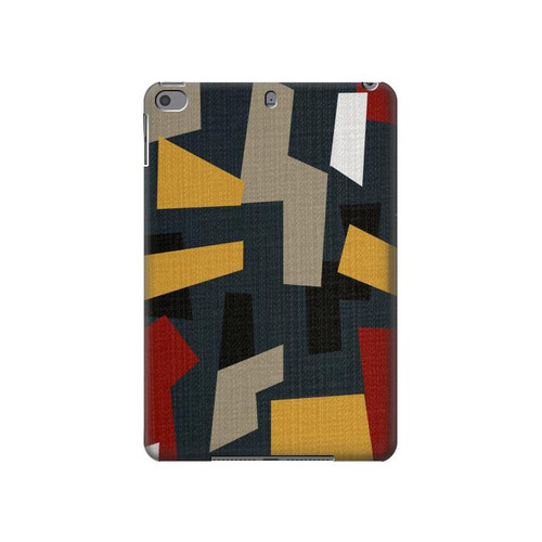 S3386 Abstract Fabric Texture Case Cover Custodia per iPad mini 4, iPad mini 5, iPad mini 5 (2019)