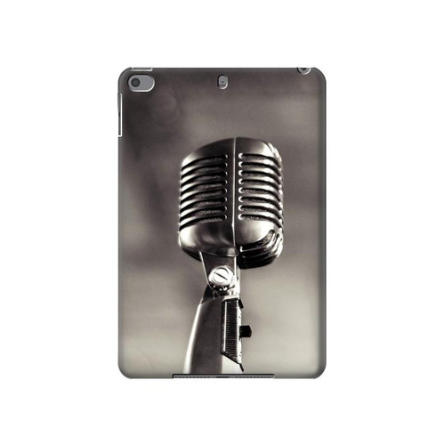 S3495 Vintage Microphone Case Cover Custodia per iPad mini 4, iPad mini 5, iPad mini 5 (2019)