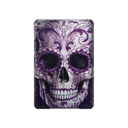 S3582 Purple Sugar Skull Case Cover Custodia per iPad mini 4, iPad mini 5, iPad mini 5 (2019)