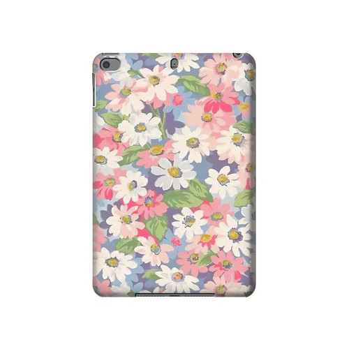 S3688 Floral Flower Art Pattern Case Cover Custodia per iPad mini 4, iPad mini 5, iPad mini 5 (2019)