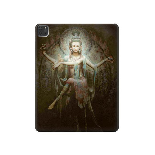 S0787 Guan Yin Case Cover Custodia per iPad Pro 11 (2021,2020,2018, 3rd, 2nd, 1st)