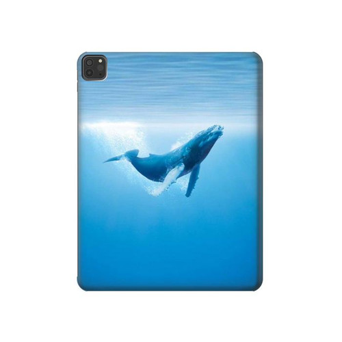 S0843 Blue Whale Case Cover Custodia per iPad Pro 11 (2021,2020,2018, 3rd, 2nd, 1st)