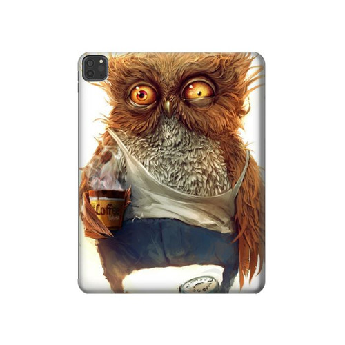 S1133 Wake up Owl Case Cover Custodia per iPad Pro 11 (2021,2020,2018, 3rd, 2nd, 1st)