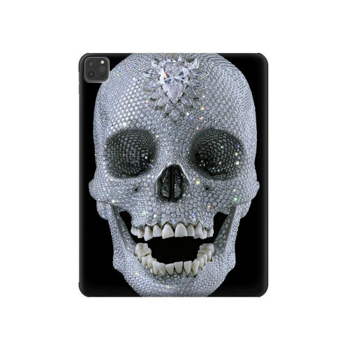 S1286 Diamond Skull Case Cover Custodia per iPad Pro 11 (2021,2020,2018, 3rd, 2nd, 1st)
