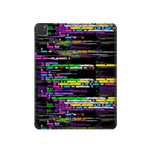 S3420 Coding Programmer Case Cover Custodia per iPad Pro 11 (2021,2020,2018, 3rd, 2nd, 1st)