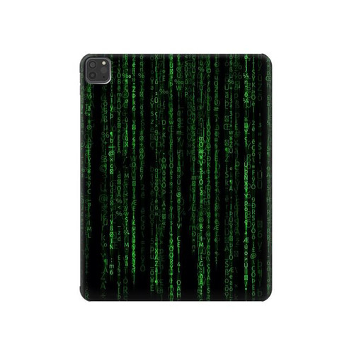 S3668 Binary Code Case Cover Custodia per iPad Pro 11 (2021,2020,2018, 3rd, 2nd, 1st)